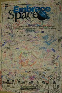 Our JMMS Student Signatures in Space poster